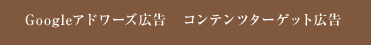 Googleアドワーズ広告 コンテンツターゲット広告